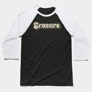 Erasure - Vintage Text Baseball T-Shirt